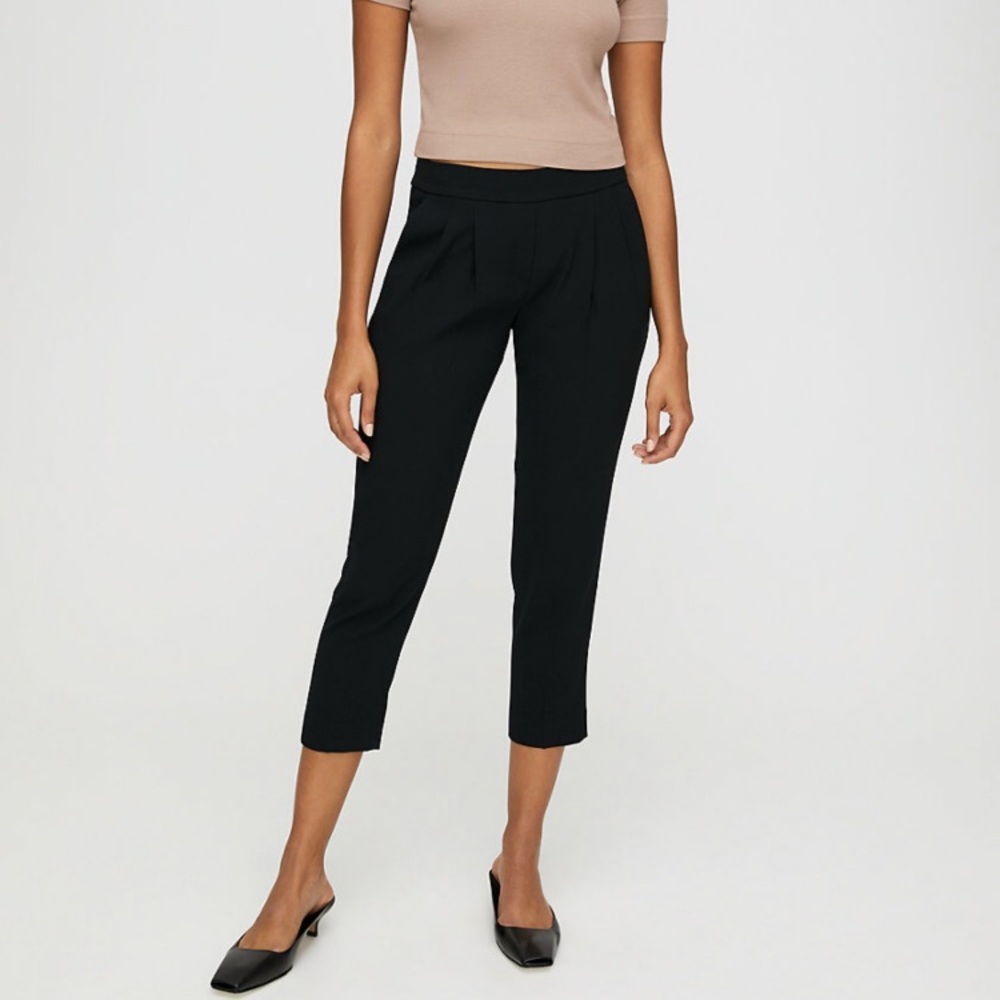 Aritzia Babaton Black Cohen Pant - Size: 00